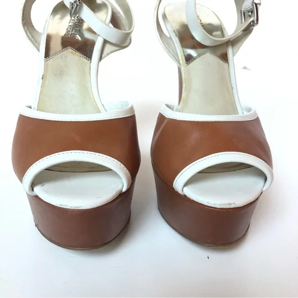 Michael Kors Platform Ankle Strap Stiletto leather Sandals | 7.5 - Picture 8 of 17